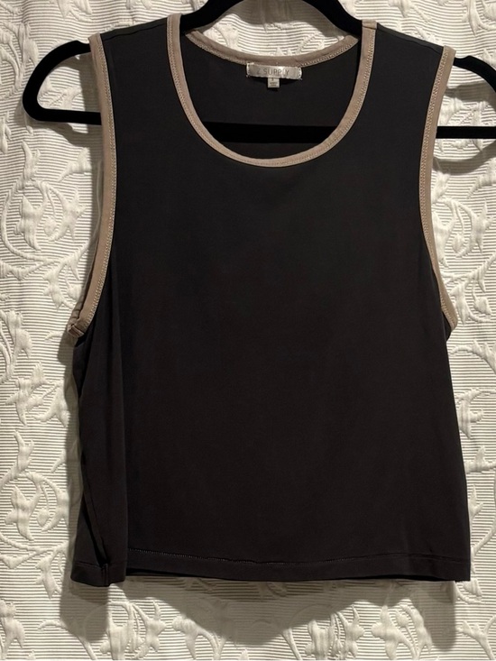 Z Supply Tops - Z Supply Black Tank with Beige Trim
